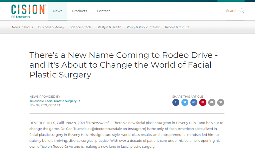 There’s a New Name Coming to Rodeo Drive – and It’s About to Change the World of Facial Plastic Surgery