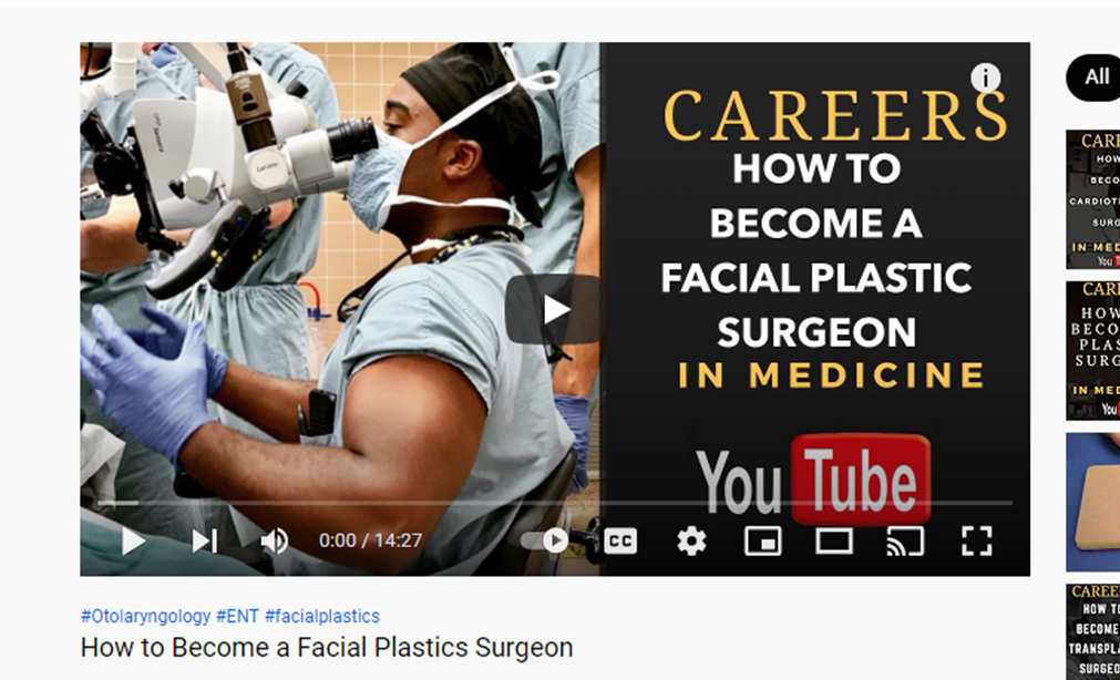 Antonio J. Webb, M.D. – How to Become a Facial Plastics Surgeon