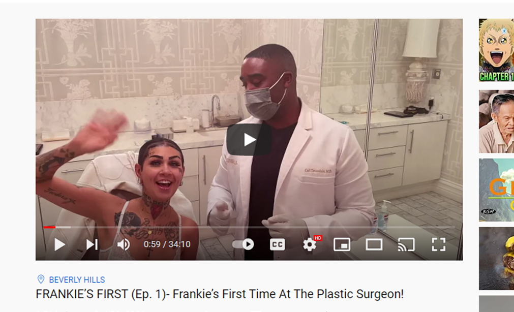 Frankie LaRose – FRANKIE’S FIRST (Ep. 1)- Frankie’s First Time At The Plastic Surgeon