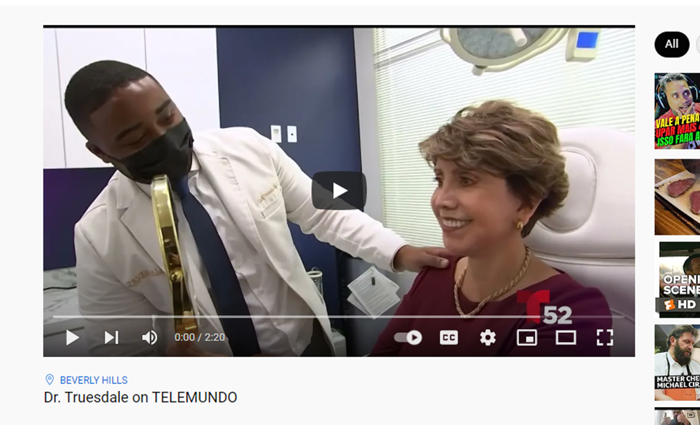 Dr. Truesdale on TELEMUNDO